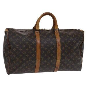 LOUIS VUITTON Monogram Keepall 50 Boston Bag